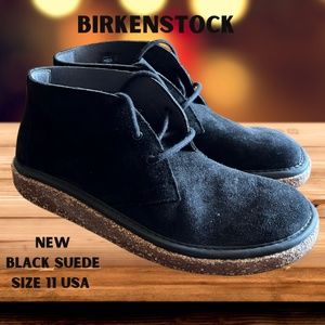 Birkenstock Black Suede Boot US size 11, Birdie Chukka Boot